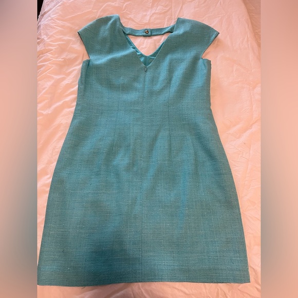 Leona Turquoise Dress Size 6 - Picture 3 of 5